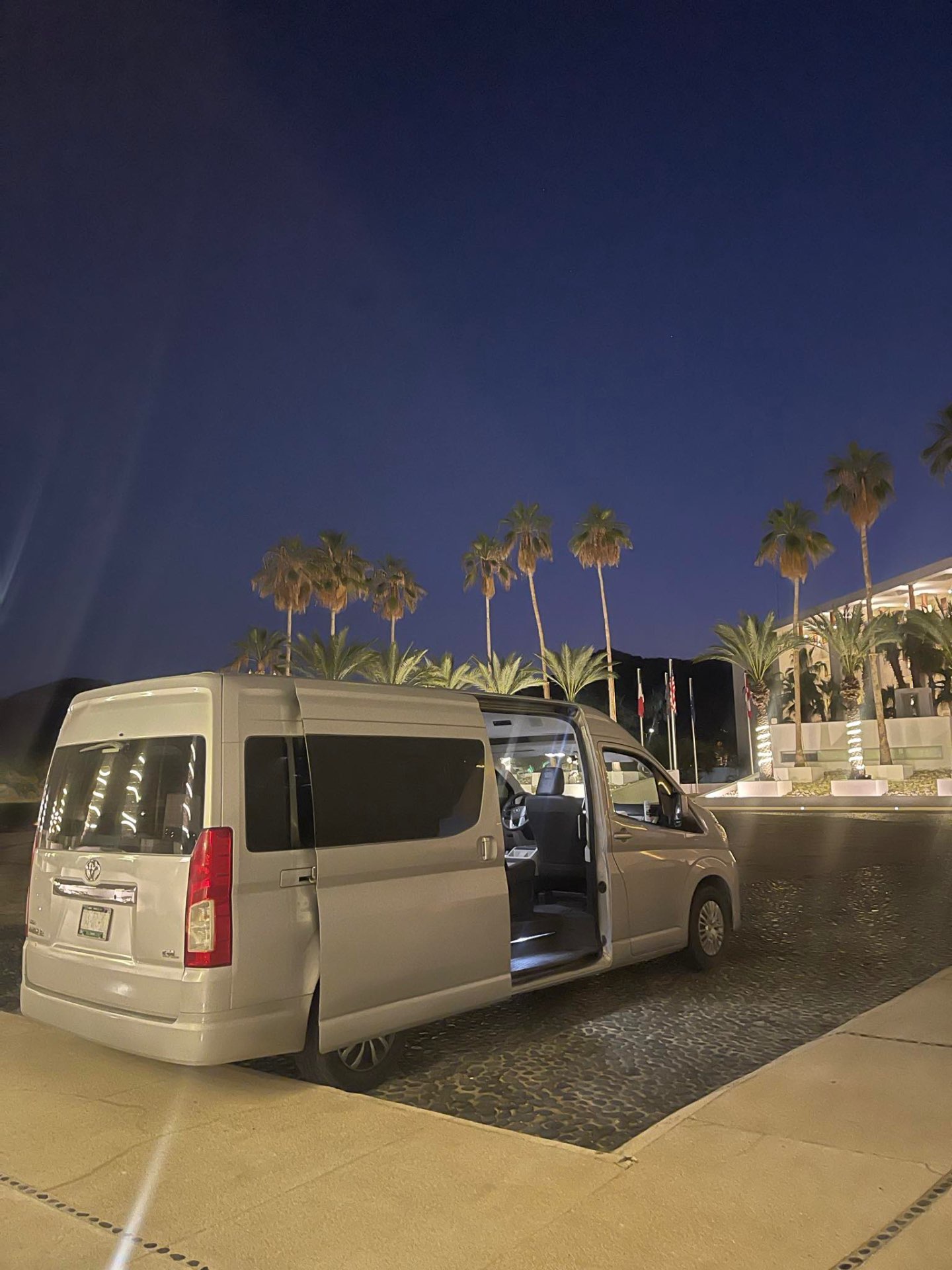 Van ready for evening pickup